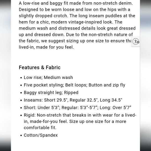 Express Light Blue Straight Leg Jeans - Picture 7 of 7